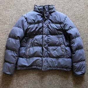 Denim & Supply Ralph Lauren Vintage Blue Puffer Down Jacket size XL